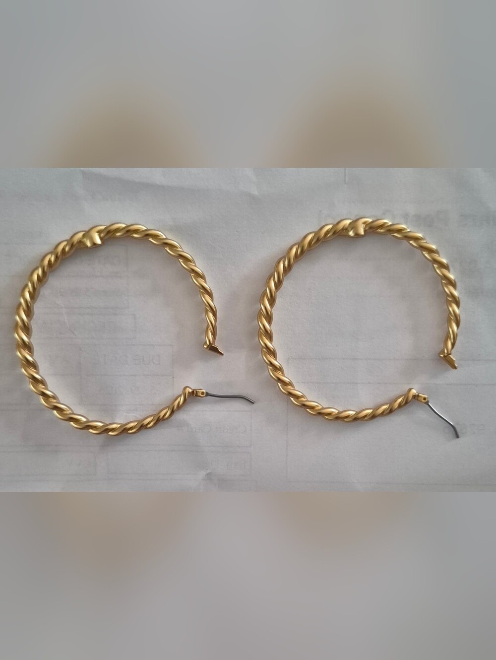 Tory Burch Twisted Hoop Earrings